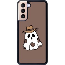 Coque Samsung Galaxy S21 5G - Halloween 2024 cowboy ghost