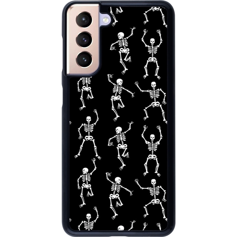 Coque Samsung Galaxy S21 5G - Halloween 2024 dancing skeleton