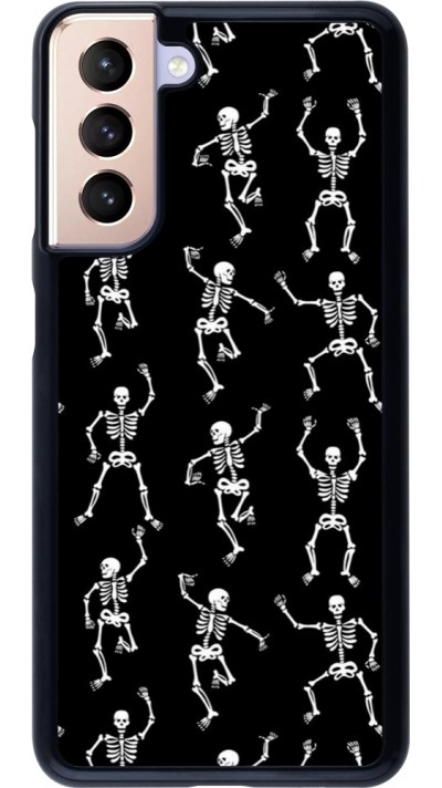 Coque Samsung Galaxy S21 5G - Halloween 2024 dancing skeleton