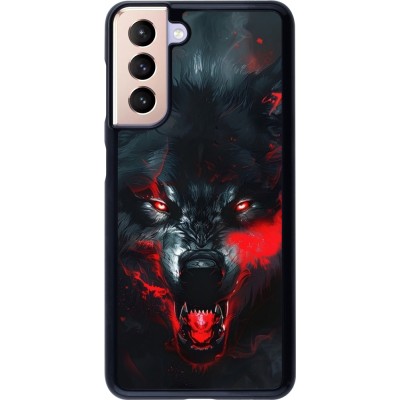 Coque Samsung Galaxy S21 5G - Halloween 2024 mad werewolf