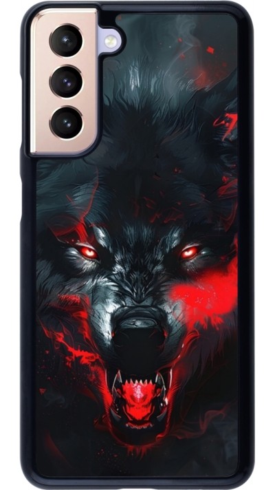 Coque Samsung Galaxy S21 5G - Halloween 2024 mad werewolf