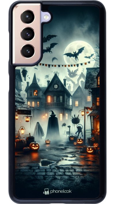 Coque Samsung Galaxy S21 5G - Halloween Spookville