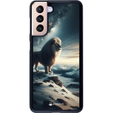 Coque Samsung Galaxy S21 5G - Le lion blanc