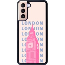 Coque Samsung Galaxy S21 5G - London Pink Print