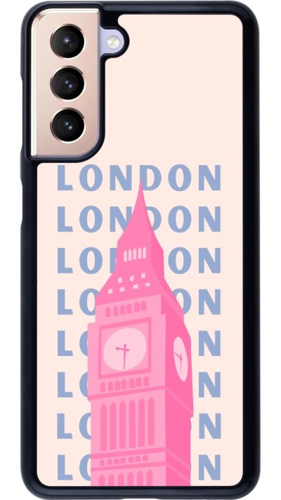 Coque Samsung Galaxy S21 5G - London Pink Print