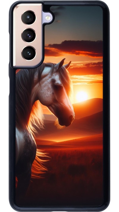 Coque Samsung Galaxy S21 5G - Majestic Sunset Horse