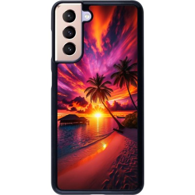 Coque Samsung Galaxy S21 5G - Maldives Dusk Bliss