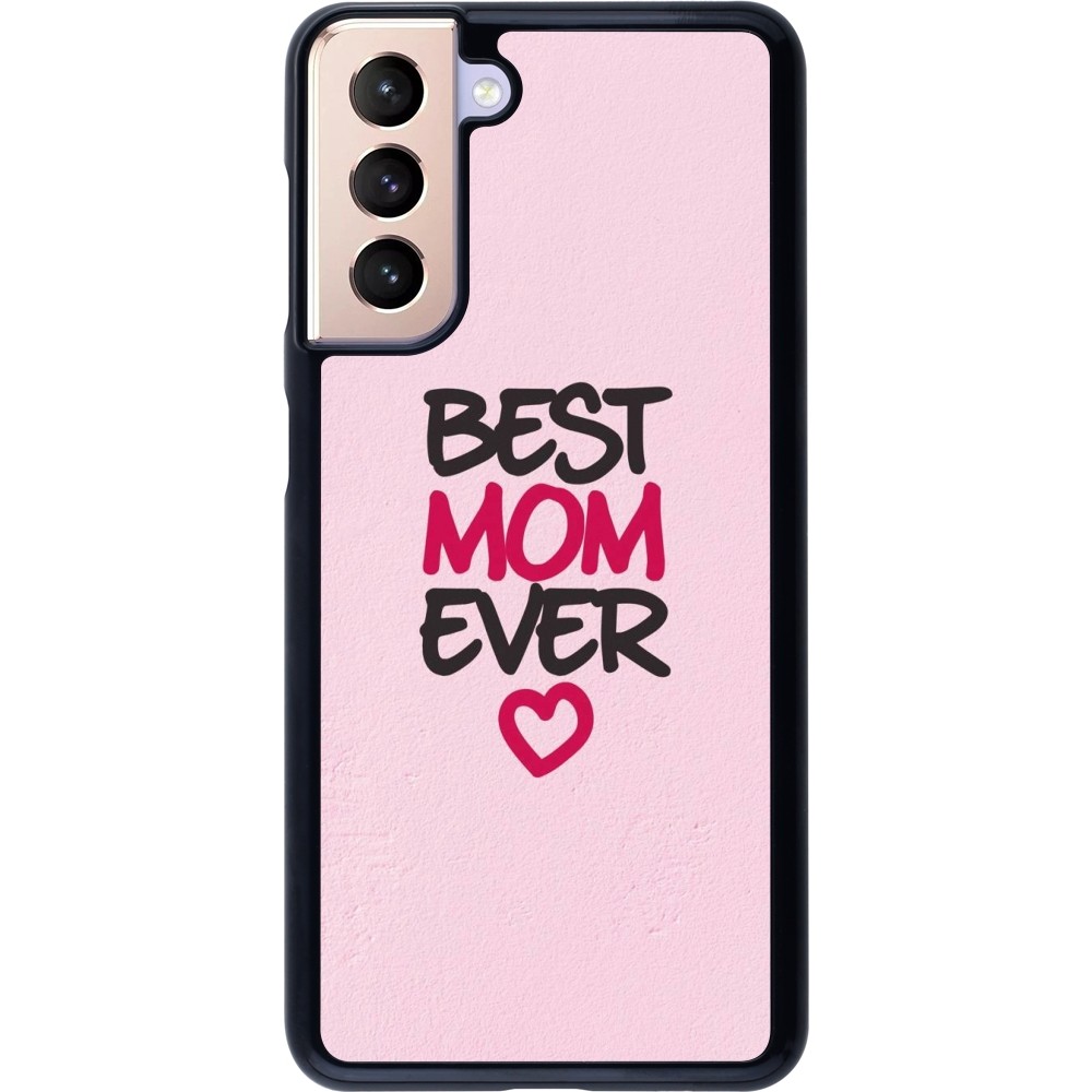 Coque Samsung Galaxy S21 5G - Mom 2023 best Mom ever pink