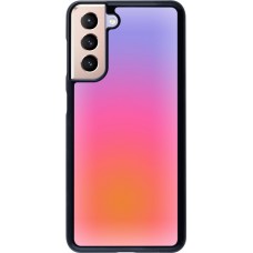 Coque Samsung Galaxy S21 5G - Orange Pink Blue Gradient