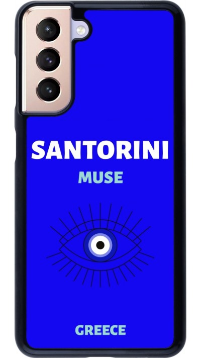 Coque Samsung Galaxy S21 5G - Pop Summer Destination Santorini