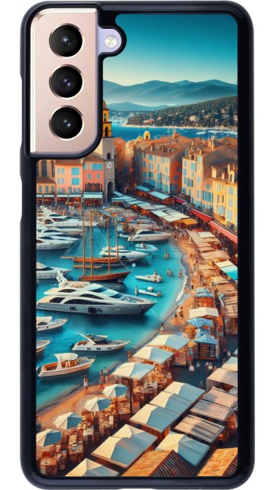 Coque Samsung Galaxy S21 5G - Saint-Tropez Beach