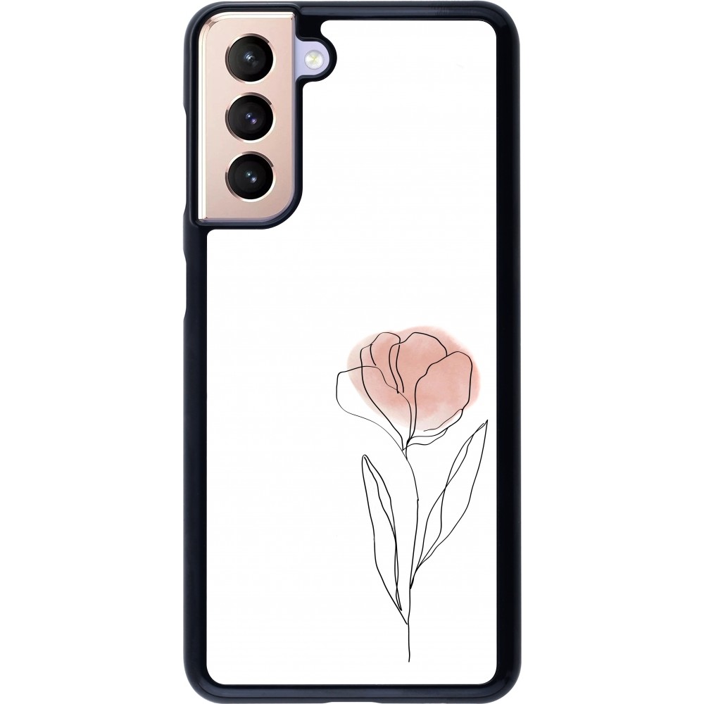 Coque Samsung Galaxy S21 5G - Spring 23 minimalist flower