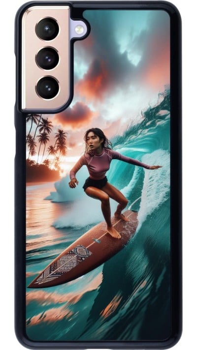 Coque Samsung Galaxy S21 5G - Surfeuse Balinaise