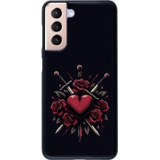 Samsung Galaxy S21 5G Case Hülle - Valentine 2024 gothic love