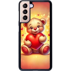 Samsung Galaxy S21 5G Case Hülle - Valentin 2024 Teddy Liebe