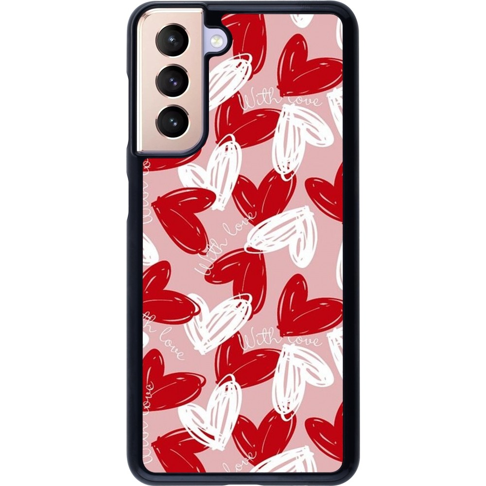 Samsung Galaxy S21 5G Case Hülle - Valentine 2024 with love heart