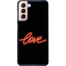 Coque Samsung Galaxy S21 5G - Valentine 2023 neon love