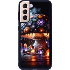 Coque Samsung Galaxy S21 5G - Silicone rigide noir Halloween Potion Magic