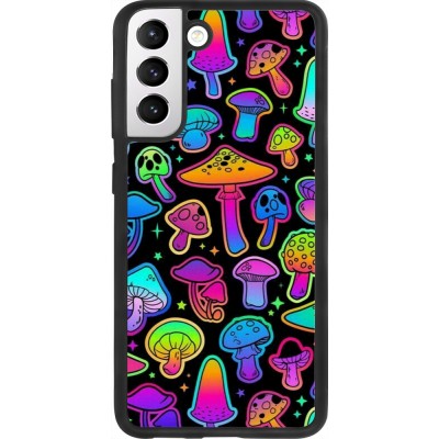 Coque Samsung Galaxy S21 FE 5G - Silicone rigide noir Autumn 2024 magic mushrooms