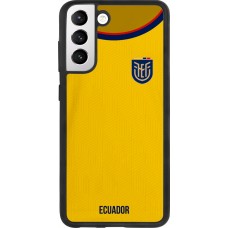 Samsung Galaxy S21 FE 5G Case Hülle - Silikon schwarz Ecuador 2022 Fußballtrikot