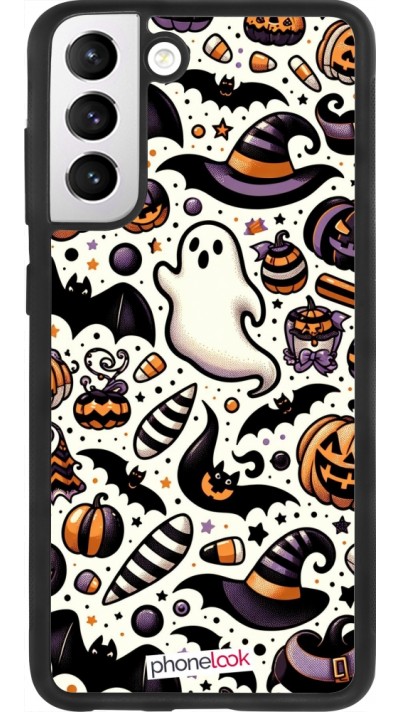 Coque Samsung Galaxy S21 FE 5G - Silicone rigide noir Halloween 2024 Cute Pattern