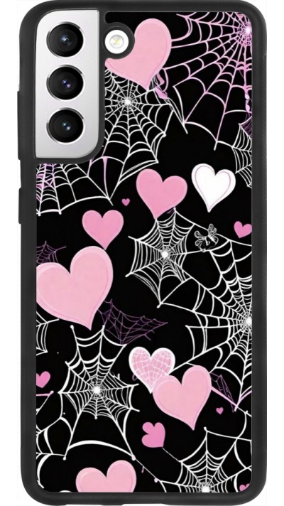 Coque Samsung Galaxy S21 FE 5G - Silicone rigide noir Halloween 2024 girly