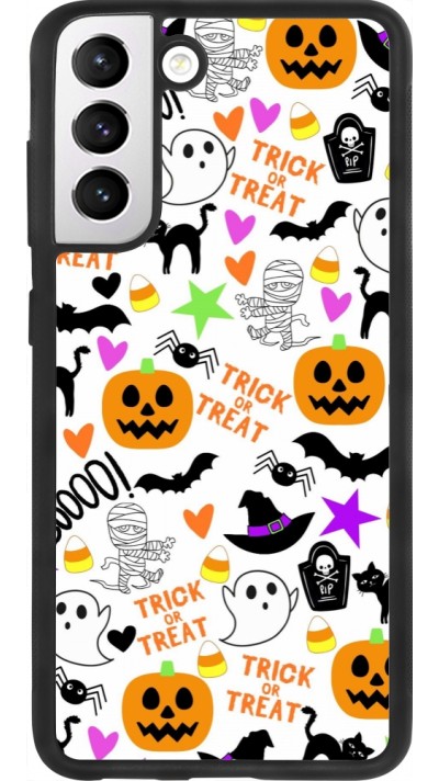 Coque Samsung Galaxy S21 FE 5G - Silicone rigide noir Halloween 2024 trick or treat