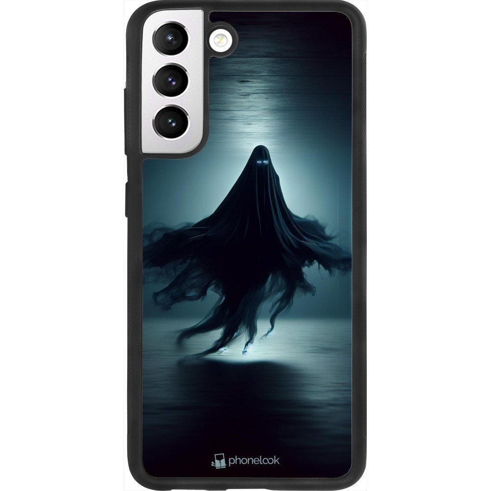 Coque Samsung Galaxy S21 FE 5G - Silicone rigide noir Halloween 2024 Spectral Shadow