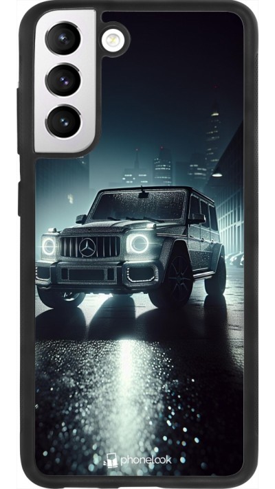 Coque Samsung Galaxy S21 FE 5G - Silicone rigide noir Mercedes G AMG Night