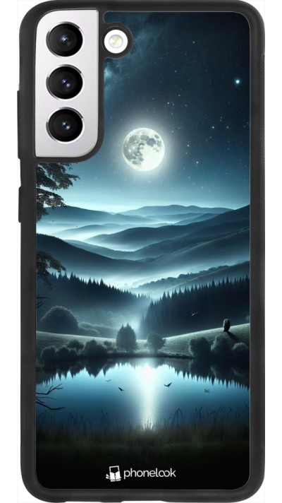 Coque Samsung Galaxy S21 FE 5G - Silicone rigide noir Night Sky View