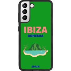 Coque Samsung Galaxy S21 FE 5G - Silicone rigide noir Pop Summer Destination Ibiza