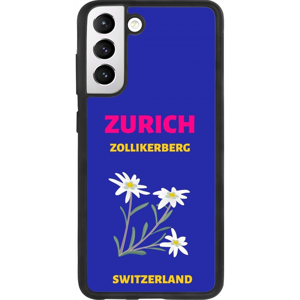 Coque Samsung Galaxy S21 FE 5G - Silicone rigide noir Pop Summer Destination Zurich