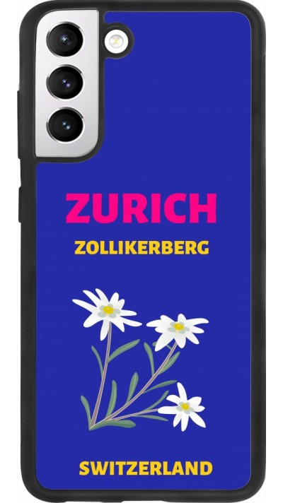 Coque Samsung Galaxy S21 FE 5G - Silicone rigide noir Pop Summer Destination Zurich