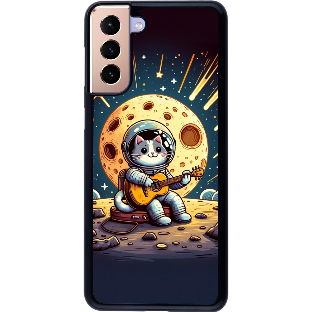 Coque Samsung Galaxy S21+ 5G - AstroCat RockLune