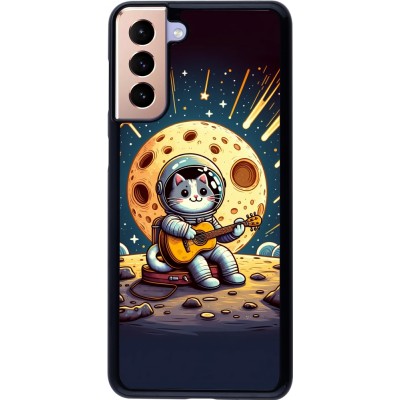 Coque Samsung Galaxy S21+ 5G - AstroCat RockLune