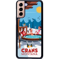 Samsung Galaxy S21+ 5G Case Hülle - Crans-Montana Mountain Jacuzzi