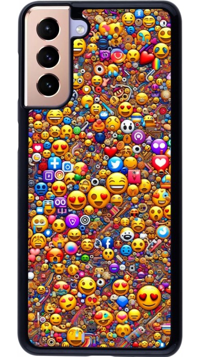 Coque Samsung Galaxy S21+ 5G - Emoji mixed