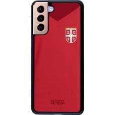 Samsung Galaxy S21+ 5G Case Hülle - Serbien 2022 personalisierbares Fussballtrikot