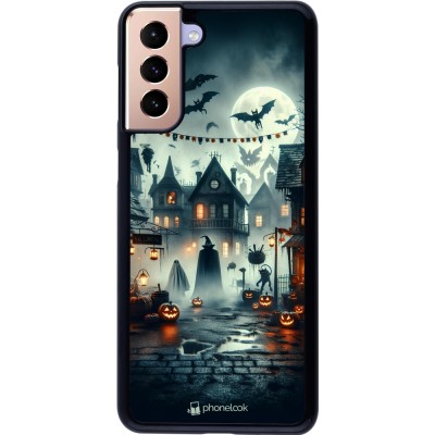 Coque Samsung Galaxy S21+ 5G - Halloween Spookville