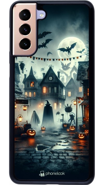 Coque Samsung Galaxy S21+ 5G - Halloween Spookville