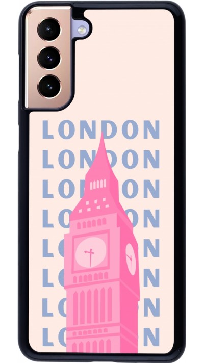 Coque Samsung Galaxy S21+ 5G - London Pink Print