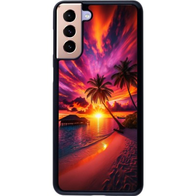 Coque Samsung Galaxy S21+ 5G - Maldives Dusk Bliss