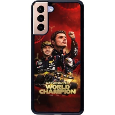 Coque Samsung Galaxy S21+ 5G - Max Verstappen Champion 2023