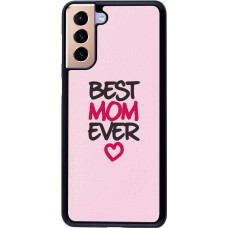 Coque Samsung Galaxy S21+ 5G - Mom 2023 best Mom ever pink