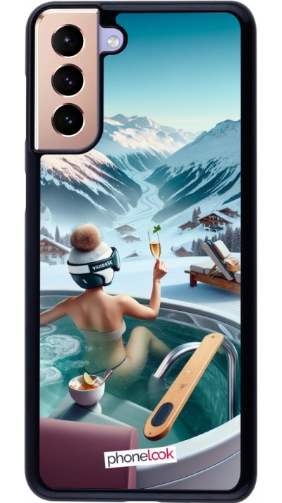 Coque Samsung Galaxy S21+ 5G - Montagne Glamour Jacuzzi