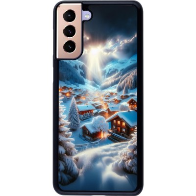 Coque Samsung Galaxy S21+ 5G - Mont Neige Lumière