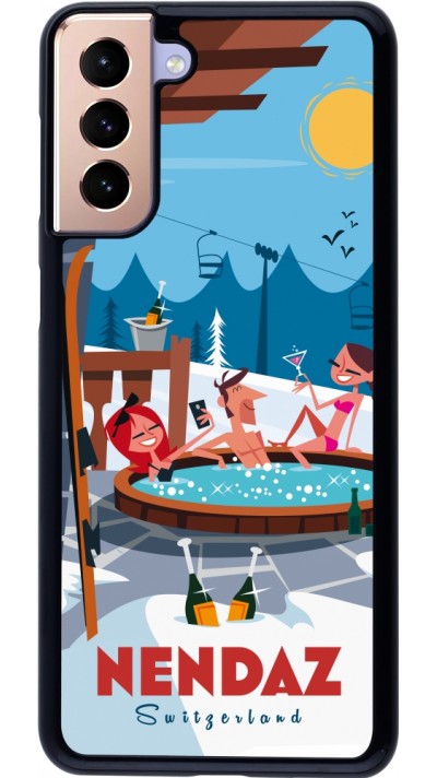 Coque Samsung Galaxy S21+ 5G - Nendaz Mountain Jacuzzi