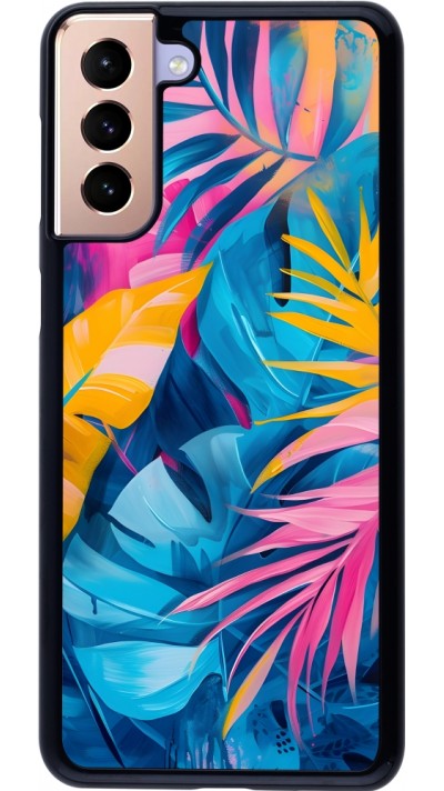 Coque Samsung Galaxy S21+ 5G - Palms Blue