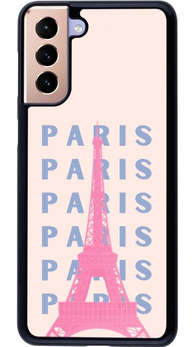 Coque Samsung Galaxy S21+ 5G - Paris Pink Print