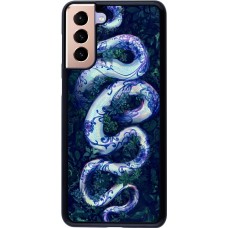 Coque Samsung Galaxy S21+ 5G - Serpent Blue Anaconda